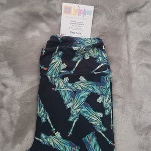 LulaRoe OS Statue of Liberty leggings